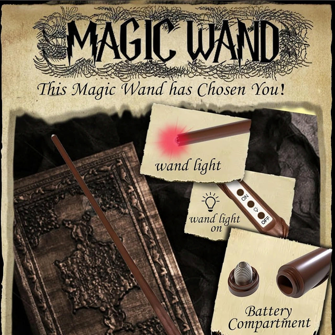 Floating Candles with Wand Remote